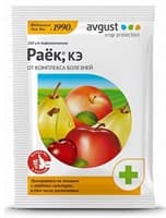 Фунгицид AVGUST Раёк от болезней на плодовых 2мл