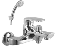 Смеситель SHAPE для ванны, хром LM1712C