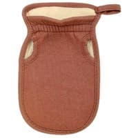 Мочалка БАННЫЕ ШТУЧКИ Королевский пилинг рукавица двусторонняя на резинке 13,5*23см 41295
