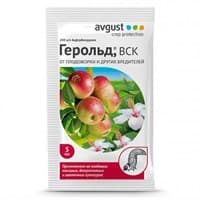 Инсектицид AVGUST Герольд от яблонной плодожорки и других вредителей 5мл