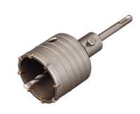 Коронка ЭКСПЕРТ буровая, SDS-PLUS хвостовик, в сборе, 75мм 145-075
