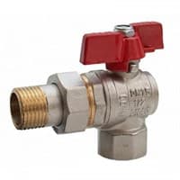 Кран FADO угловой с американкой PN40 15 1/2'' KU1