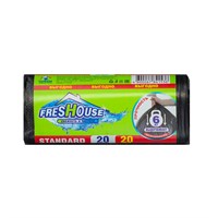 Пакеты FresHouse для мусора standard 20л/20шт