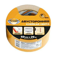 Лента двуст.кл. 50мм*25м ПП AVIORA арт.303-007