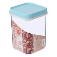 Банка для сыпучих продуктов 1,2л (квадр.) арт. С267