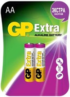 Батарейки GP EXTRA пальчиковые (АА) 2шт (блистер)