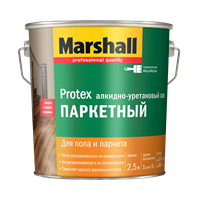 Лак паркетный MARSHALL Protex п/матовый 2,5л