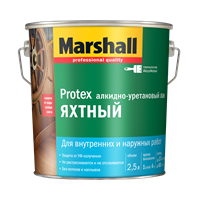 Лак MARSHALL PROTEX Яхтный глянцевый 2,5л
