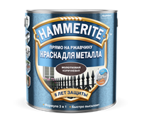 Краска Hammerite молотковая Коричневая 2,2л 5272638