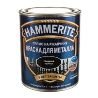 Краска Hammerite гладкая Черная 2,2л 5272667
