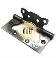 Петля универсальная накладная Бабочка медь DUET F-100*75*2,5AC