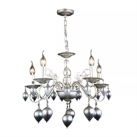 Светильник подвесной ESCADA 515/5 E14*60W Pearl/Silver
