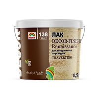 Лак РАДУГА-138 Travertino Decor-Finish Renaissance (0,9)
