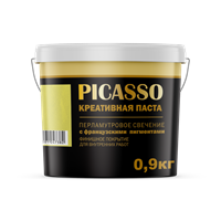 Паста креативная РАДУГА Picasso Gold/Золотой блеск 0,9кг