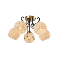 Светильник потолочный ESCADA 1121/5 E27*60W Gold/Black