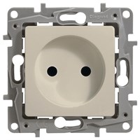 Розетка LEGRAND Etika 2К на винтах (слоновая кость) 672334