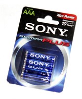 Батарейка SONY LR3/4 Alkaline Stamina Plus AAА 4шт AM4B4D