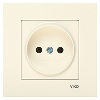 Розетка VIKO KARRE KREM 90960107 арт.363-36100