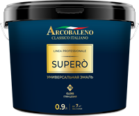Эмаль РАДУГА Arcobaleno Supero универсальная 0,9л