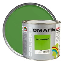 Эмаль РАДУГА-220 универсальная акриловая салатовая (0,9л)