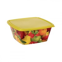 Емкость для СВЧ Фрукт ассорти (квадратная) 2л М3638