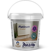 Эмаль GRAND VICTORY Platinum акриловая матовая 1кг