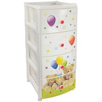 Комод 4-х секционный Медвежата М1701