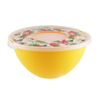 Миска ПОЛИМЕРБЫТ с крышкой Ананасы 2л 35621