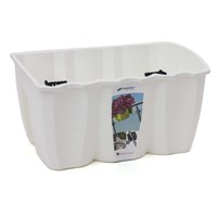 Горшок цветочный CROWN белый DCRO400-S449