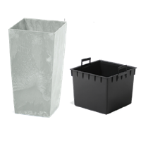 Горшок цветочный URBI SQUARE BETON бетонный DURS265E-422U