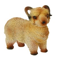 Фигура садовая из гипса окрашенная Барашек 00000000376