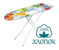 Чехол PRIMA HОUSE 130*48 для гладильной доски (ткань+войлок) D-04 (13)