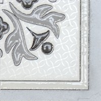 Вставка LASSELSBERGER БЬЯНКА КАРРАРА напольная 10х10 белая 3610-0004/7310-0002