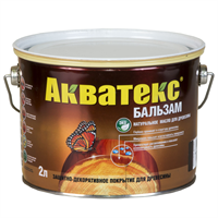 Средство натуральное для древесины Акватекс-бальзам иней 2л