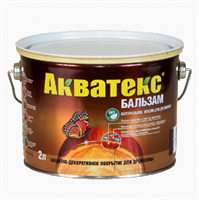 Средство натуральное для древесины Акватекс-бальзам палисандр 2л