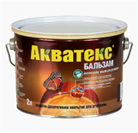 Средство натуральное для древесины Акватекс-бальзам эбеновое дерево 2л
