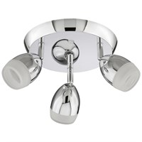 Спот BRILONER GO светодиод. пластик/хром, 3хLED /3W 200lm 3000K, поворотн, 210x90мм, 2745-038