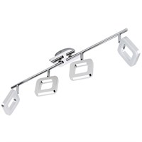 Спот BRILONER QUAD светодиод, металл-акрил, 4хLED/4W, 330lm 3000K, поворотн, 680x100x190мм, 2710-048