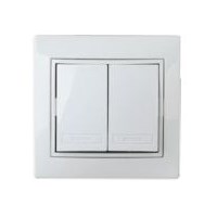 Выключатель ЭРА 2-ой Intro 10АХ-250В Plano бел 1-104-01
