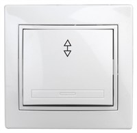 Переключатель ЭРА Intro 10А-250В Plano бел 1-103-01