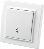 Выключатель ZERA EGP кремовый х3 700-0300-205