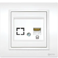Розетка телеф-я цифр. ZERA EGP белый 700-0200-221