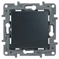 Переключатель LEGRAND Etika 1х-клав. Антрацит 672605