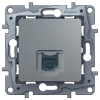 Розетка LEGRAND Etika RJ45 кат.5 UTP (алюминий) 672441