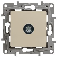 Розетка LEGRAND Etika TV простая 2дБ (слон. кость) 672351