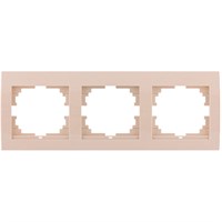 Рамка DERIY 3-ая горизантальная крем 702-0300-148