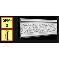 Молдинг ГЛАНЦЕПОЛ GPM-3 110*20 (1уп-30шт)