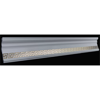 Плинтус ГЛАНЦЕПОЛ потолочный GP-24 140*53 Gold (1уп-16шт)