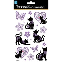 Элемент декоративный ROOM DECOR Кошечки с сердечками-мини CLA 6307