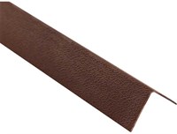 Угол GRACE ПВХ с тиснением Rico Moulding однотонный 20*20*2700 №104 (шоколад)